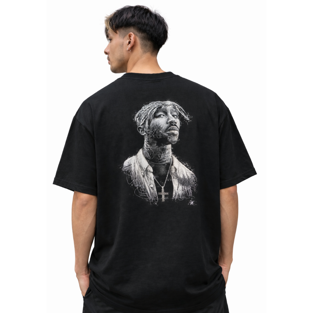 Tupac Graphic Oversized T-Shirt