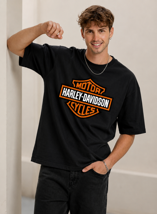 Harley-Davidson Oversized Black T-Shirt