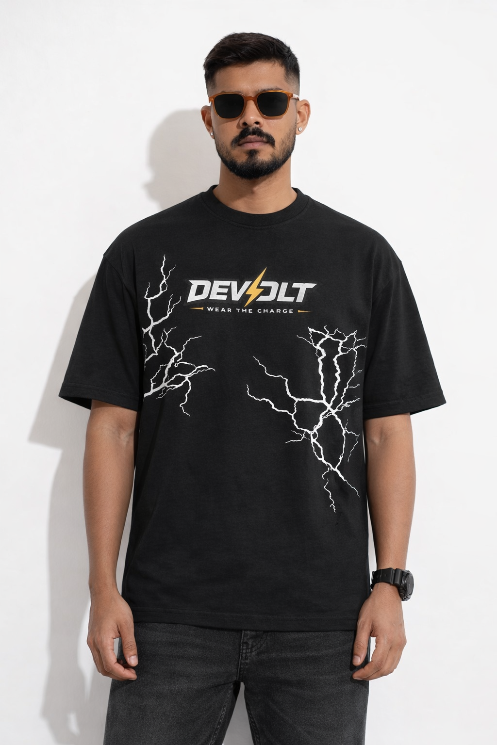 Devolt Thunderstrike Black T-Shirt