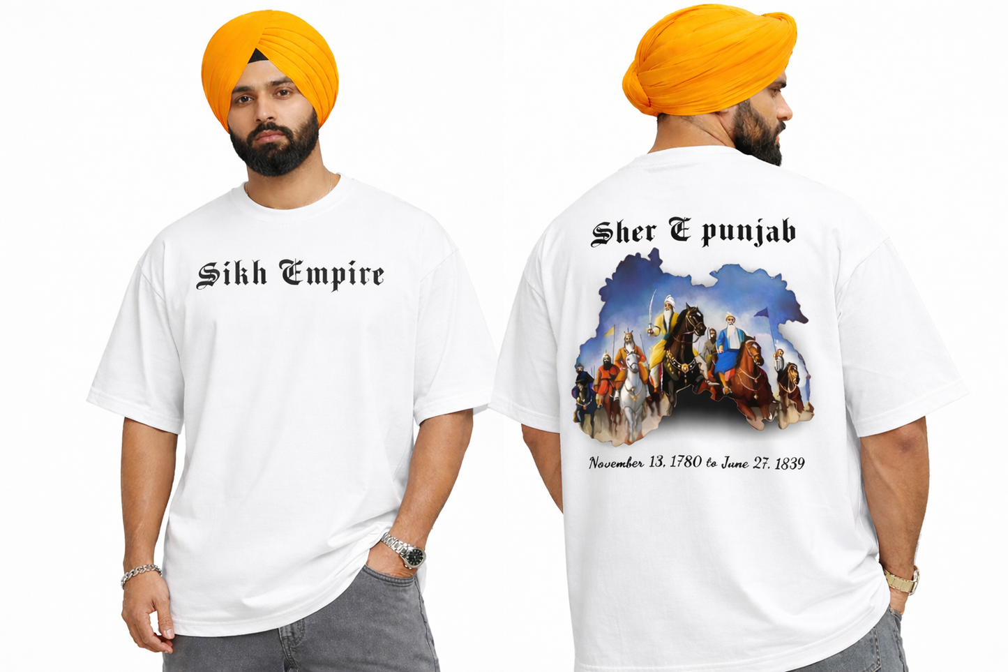 Sikh Empire Oversized T-Shirt
