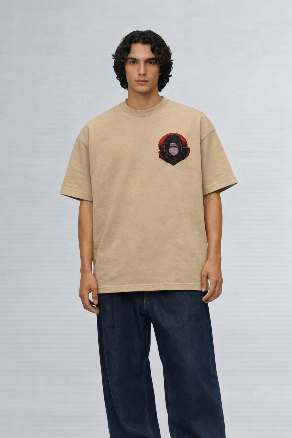 Itachi Uchiha Anime Oversized T-Shirt