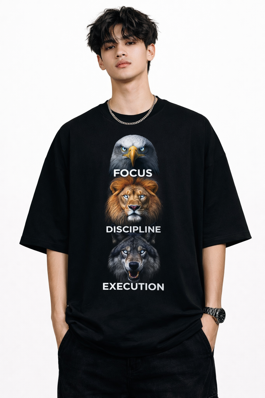 Focus • Discipline • Execution Oversized T-Shirt
