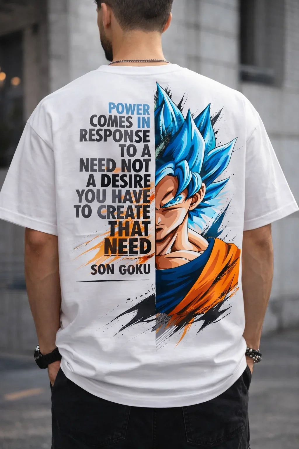 Goku Anime Oversized T-shirt