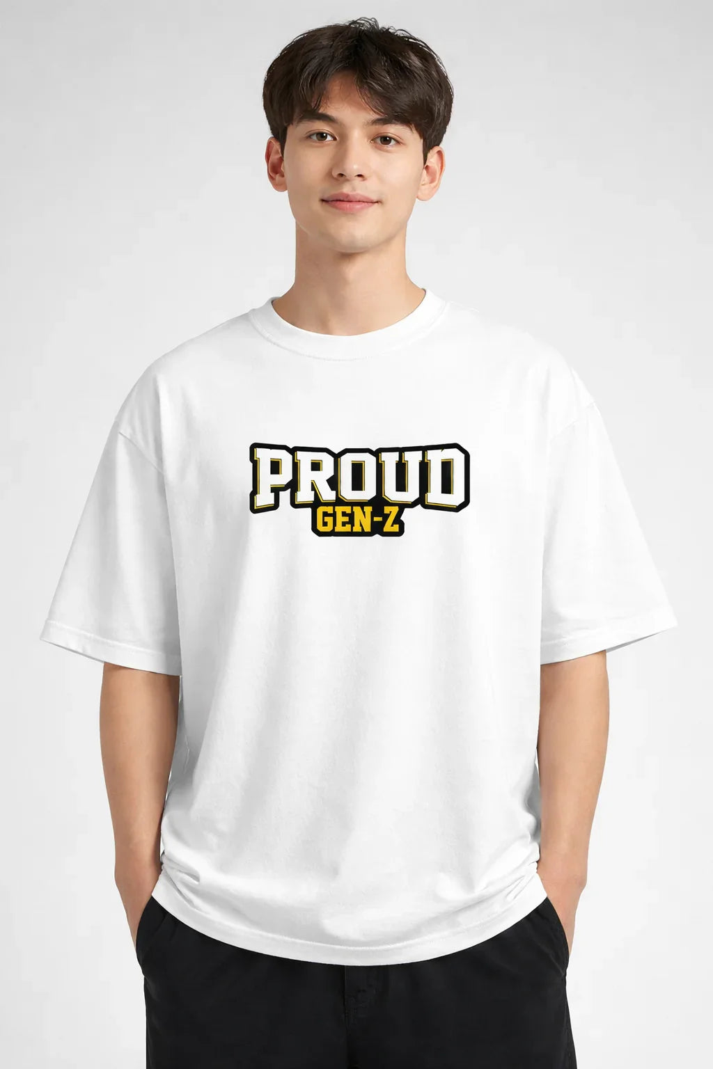 PROUD GEN-Z Black T-shirt