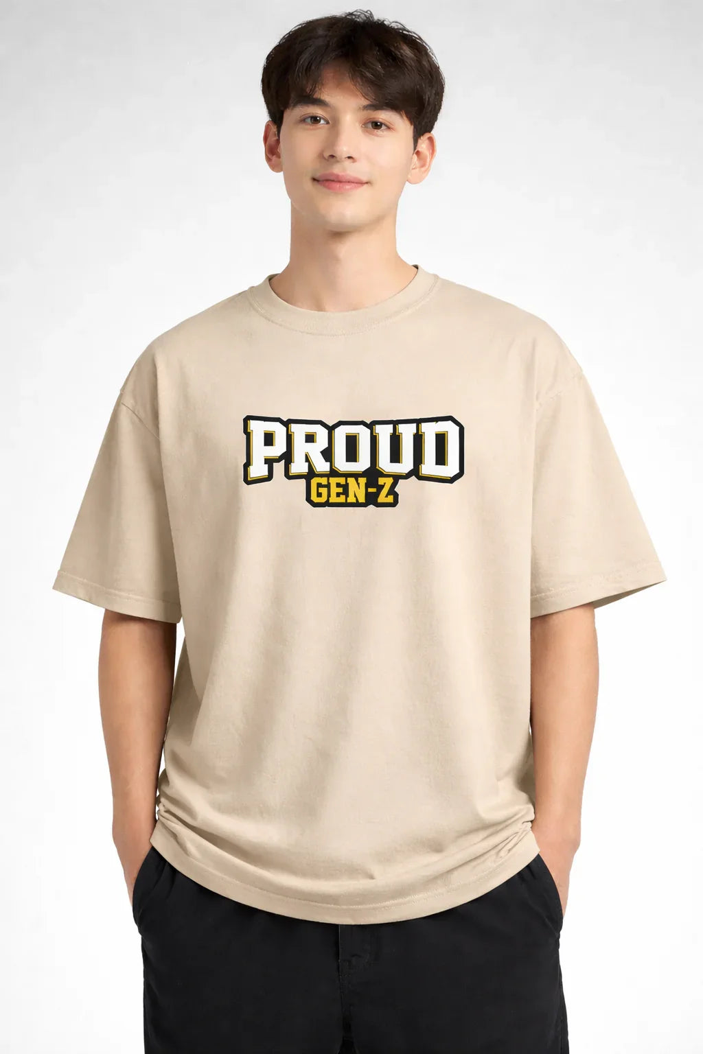PROUD GEN-Z Black T-shirt