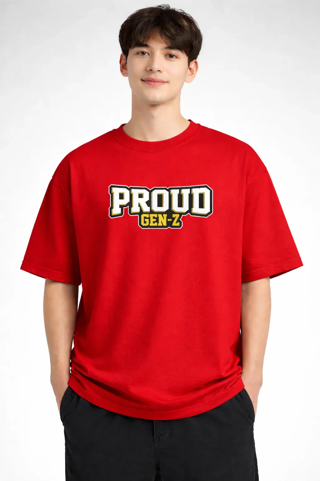 PROUD GEN-Z Black T-shirt