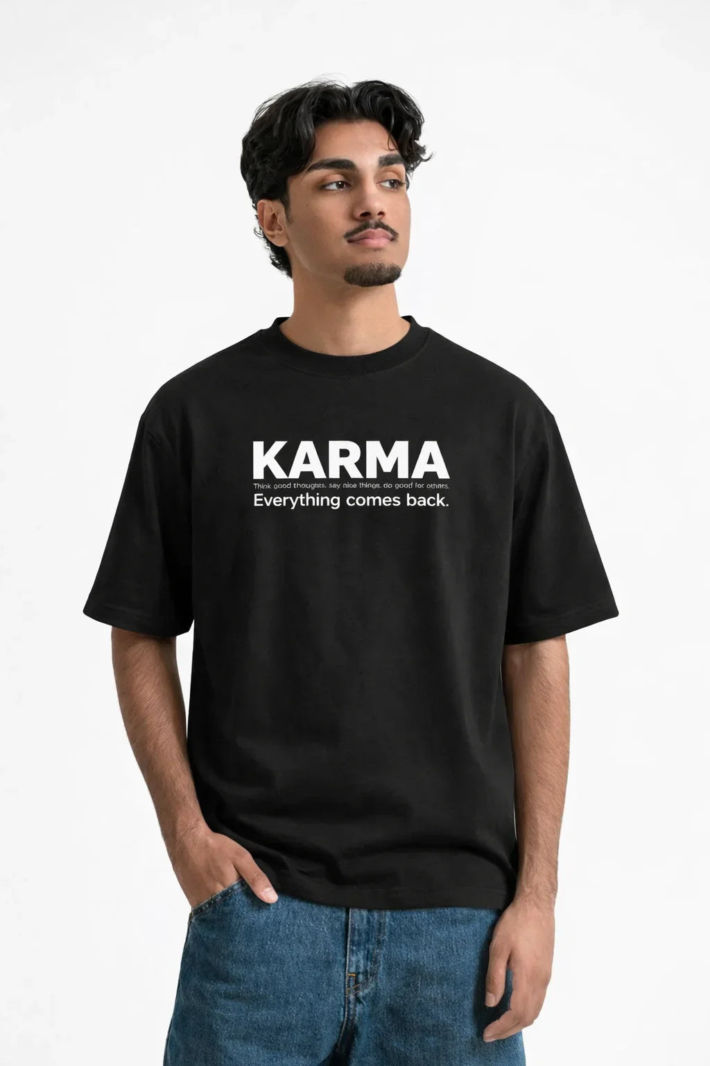 Karma Black T-shirt