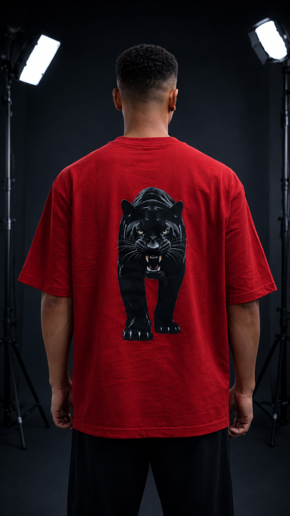 Black Panther Oversized T-Shirt