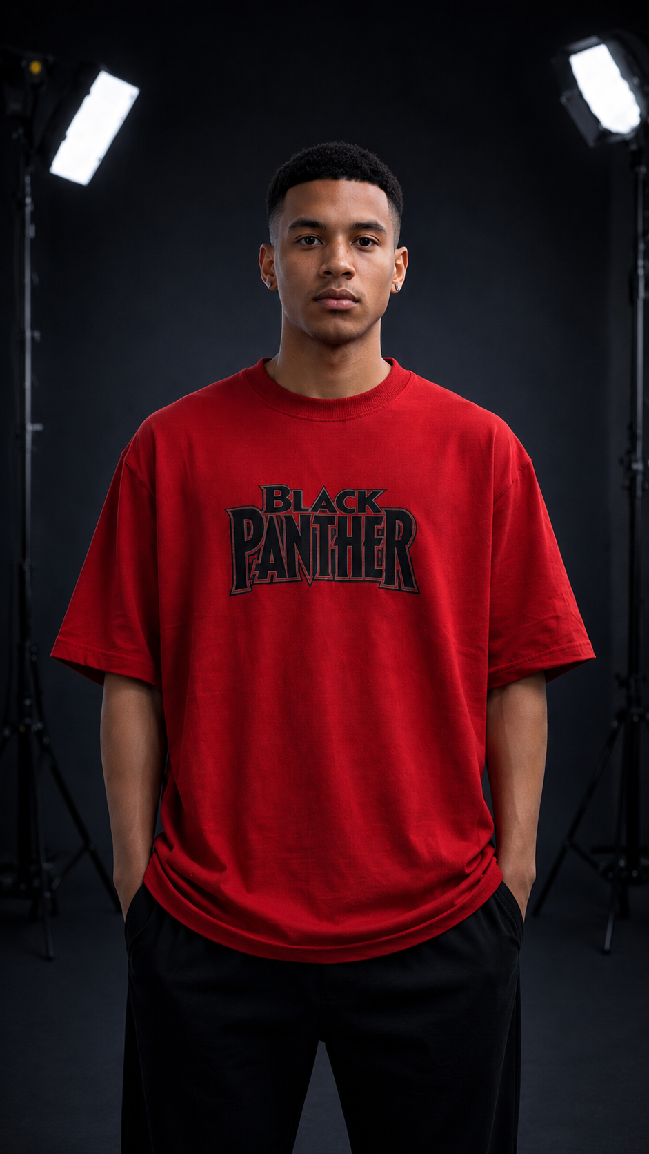 Black Panther Oversized T-Shirt