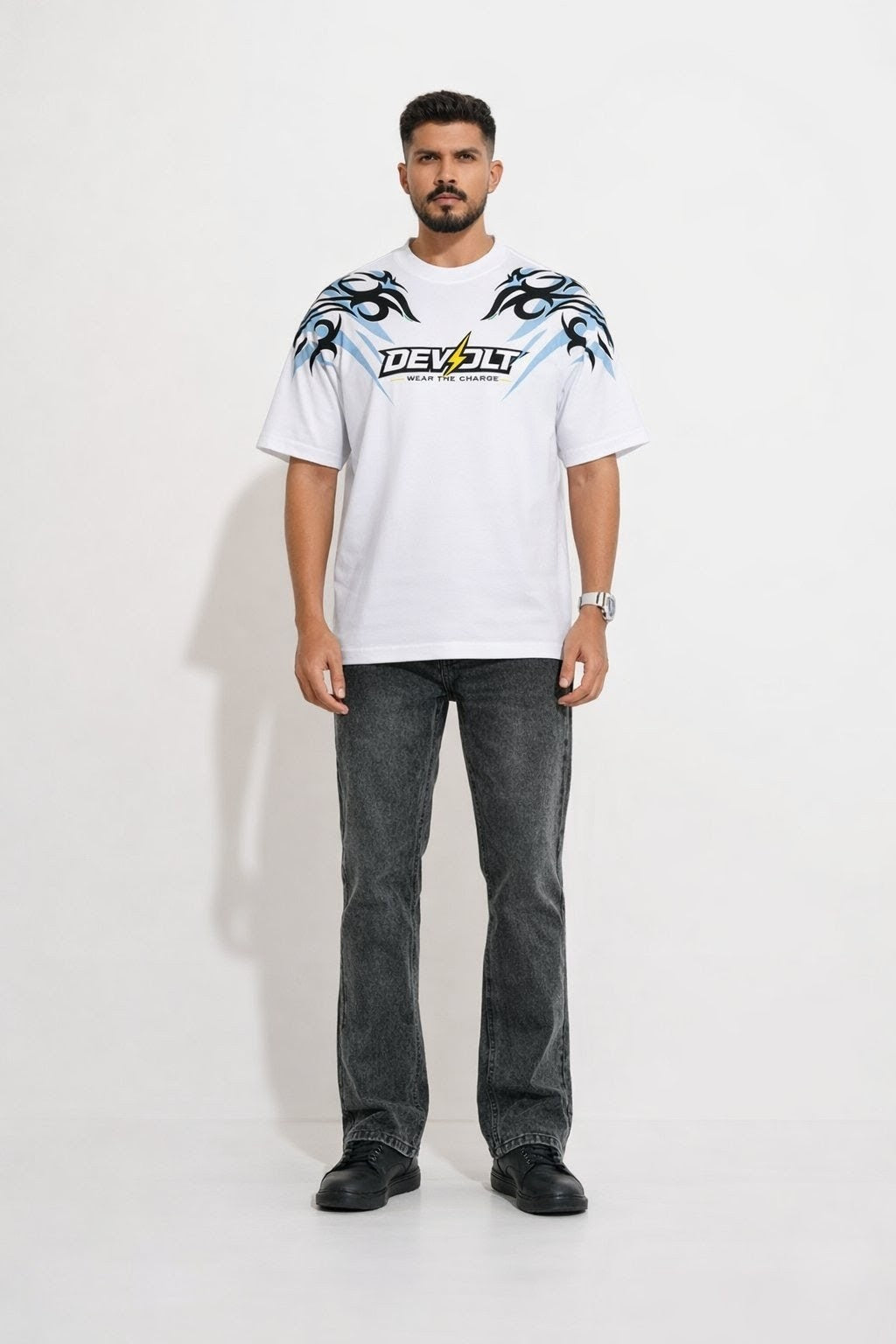 Devolt White Graphic T-Shirt