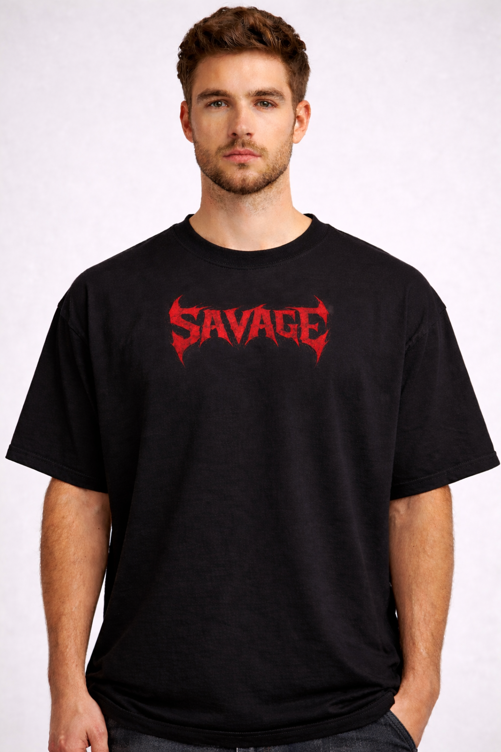 Savage Wolf Oversized T-shirt