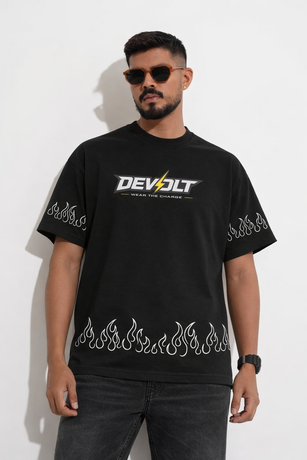 Devolt Black Graphic T-Shirt