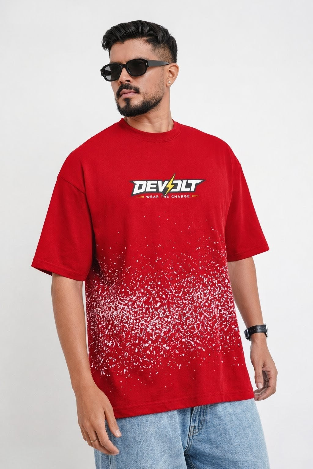 DEVOLT Red Oversized T-shirt